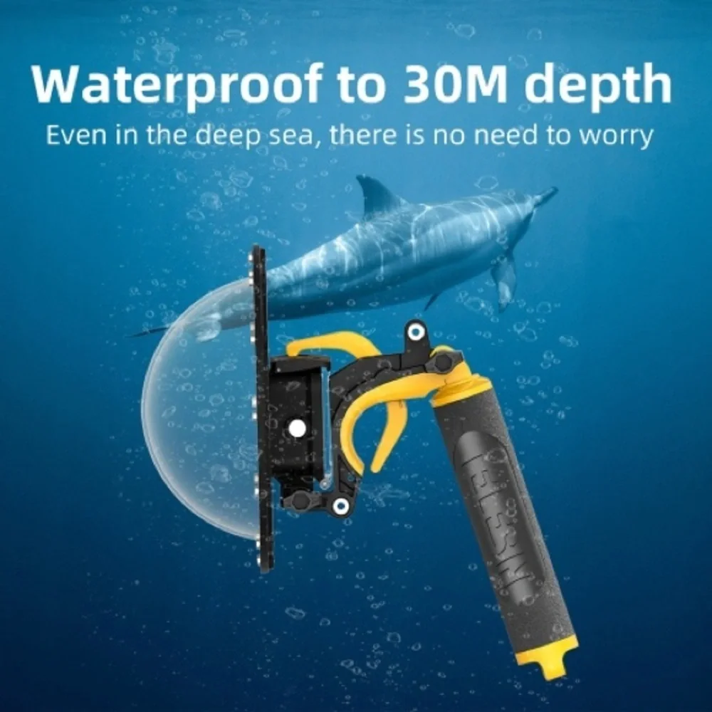 Telecom dome port go pro hero 5 underwater housing fish eye